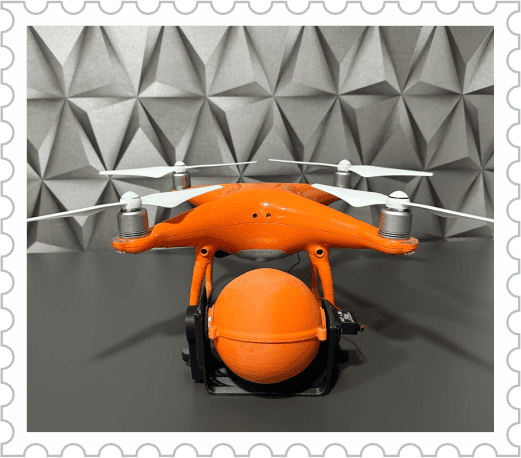 Drone de liberação de Trichogramma