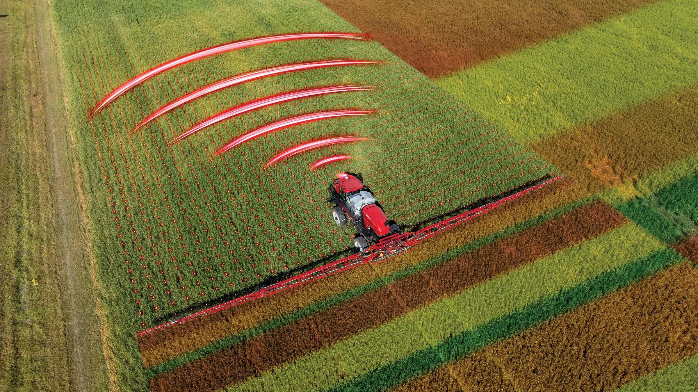 Validação em campo de sistema de guia RTK — piloto automático agrícola com precisão centimétrica